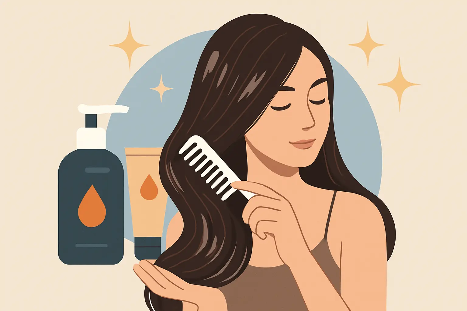 Glanz Treatment für Haare: was wirklich wirkt
